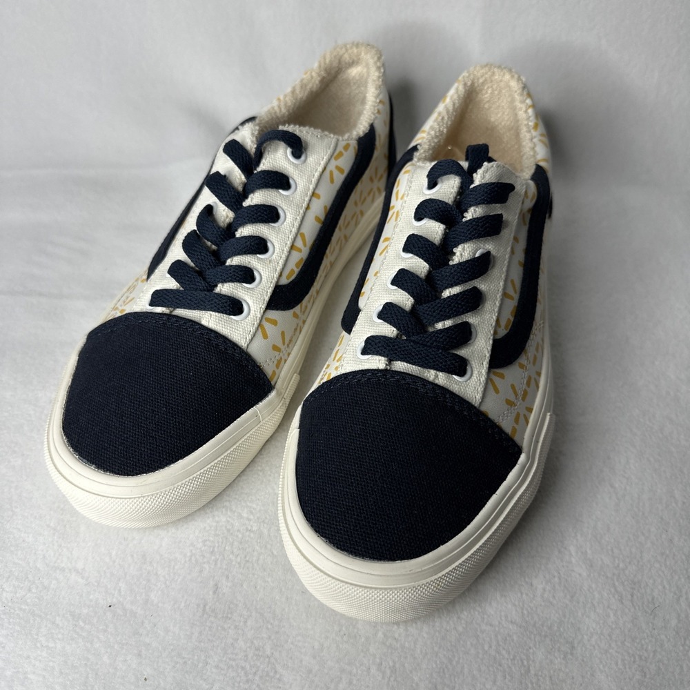 Walmart Yellow Logo Shoes Sneaker Flat Bottom Walmart Brand Size 40 Women's